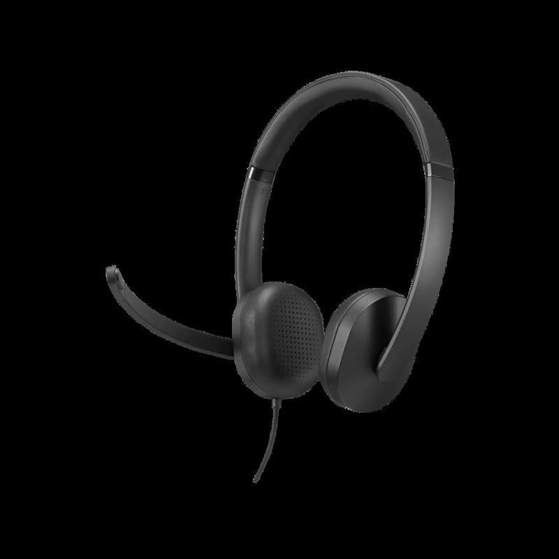 Lenovo VoIP Headset 5000 Schwarz, kabelgebunden, USB-C/A, Microsoft Teams zertifiziert, Bild 2