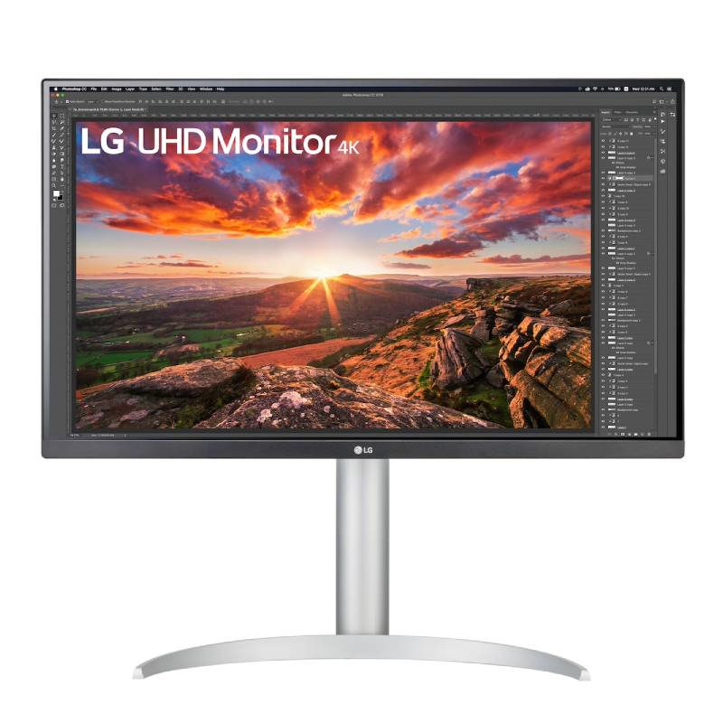 LG 27UP850K-W Monitor - 4K UHD- IPS, Höhenverstellung - HDMI, DisplayPort 1.4, USB-C, Bild 4