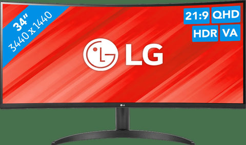 LG 34WR50QK-B 34 Zoll UWQHD Curved VA LED 21:9 100 Hz Monitor