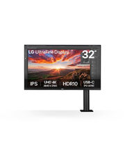 LG UltraFine 32UN880-B Ergo Monitor 80cm (31,5 Zoll) UHD, IPS, 5ms, HDMI, DisplayPort, USB-C, USB