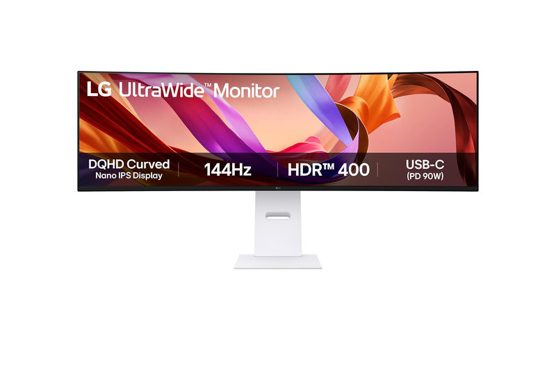 LG UltraWide 49U950A-W 49 Zoll DQHD Curved Nano IPS LED 32:9 144 Hz Office Monitor, Bild 4