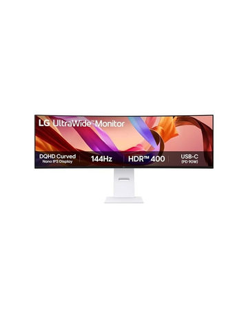 LG UltraWide 49U950A-W 49 Zoll DQHD Curved Nano IPS LED 32:9 144 Hz Office Monitor