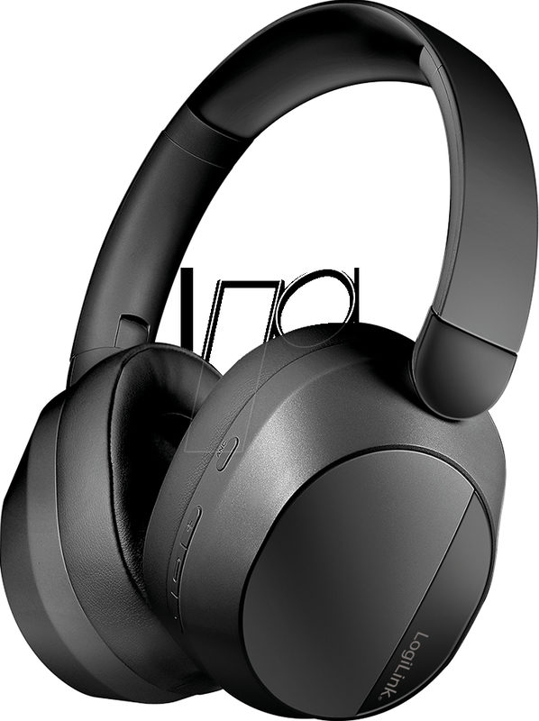 LogiLink BT0071 Over Ear Kopfhörer Bluetooth Schwarz, Bild 2