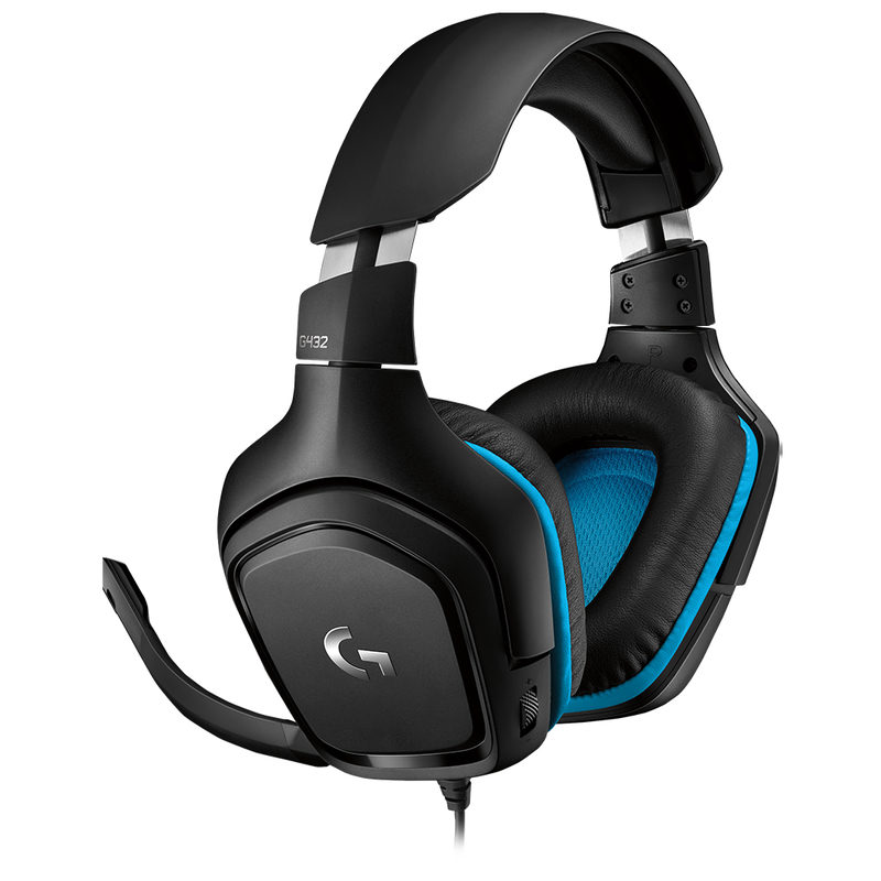 Logitech G432 Gaming Headset kabelgebunden Schwarz, Bild 5