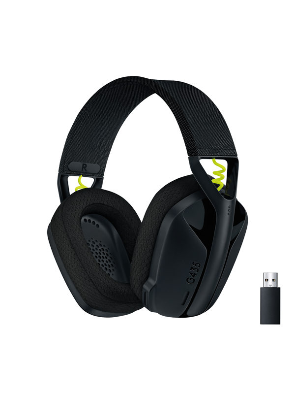 LOGITECH G435 SW - Headset, USB, Stereo, Gaming, G435, schwarz/neongelb