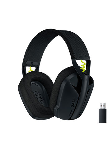 LOGITECH G435 SW - Headset, USB, Stereo, Gaming, G435, schwarz/neongelb