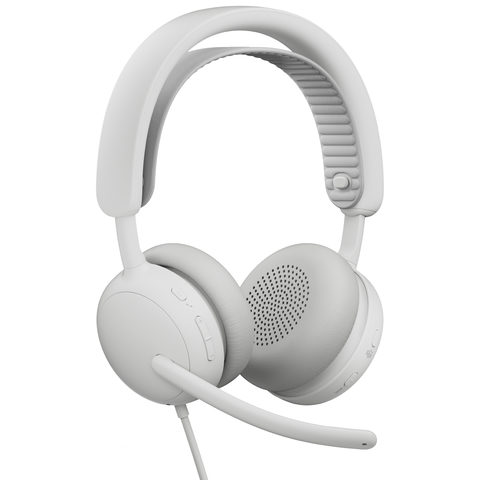 Logitech Zone Wired 2 for Business für Teams, USB-A/C, weiß