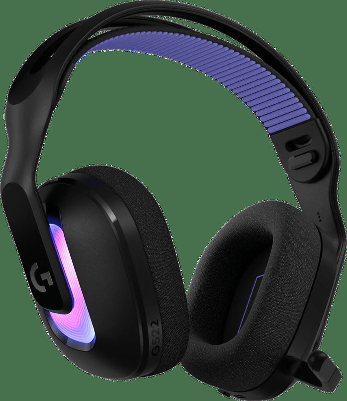 LogitechG G522 LIGHTSPEED Gaming Headset kabellos / kabelgebunden (Bluetooth / Funk) Schwarz, Bild 2