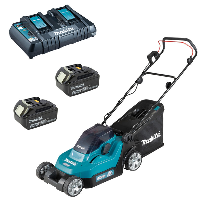 Makita Akku Akku-Rasenmäher inkl. Akku, inkl. 2. Akku 18V Schnittbreite (max.) 380mm, Bild 2