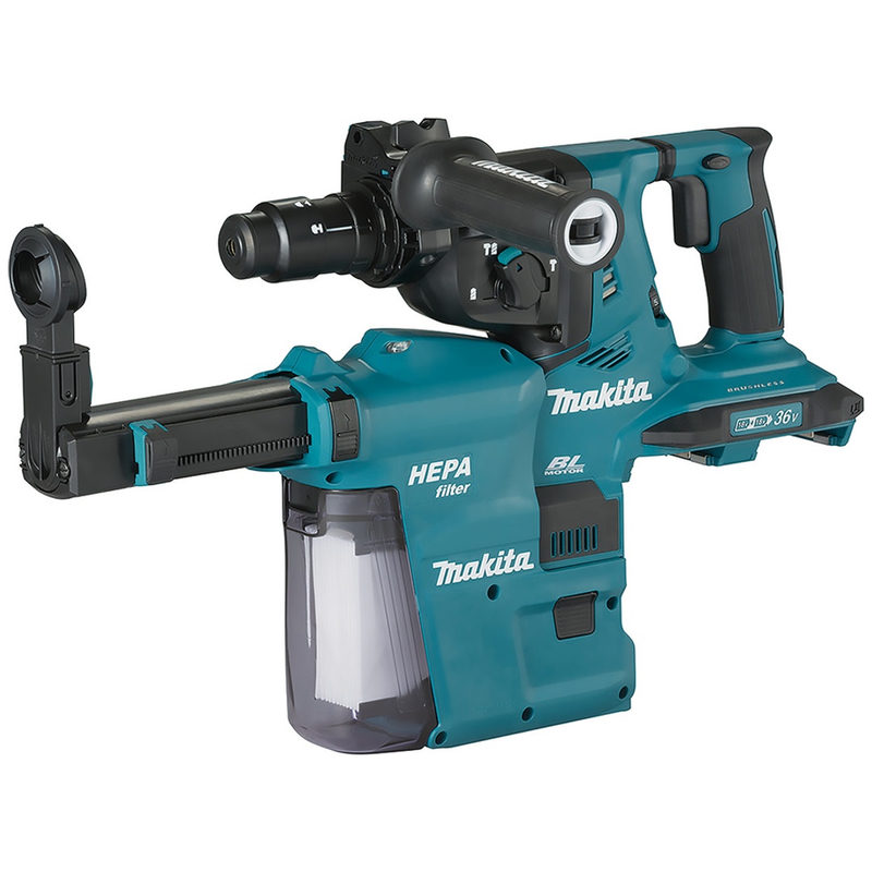 Makita Akku-Bohrhammer f.SDS-PLUS 2x18V o. Akku+Lader DHR283ZJU, Bild 5