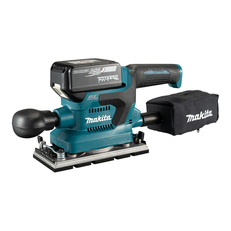 Makita DBO382Z Akku-Schwingschleifer ohne Akku, ohne Ladegerät 18V Anzahl mitgelieferte Akkus 0, Bild 5