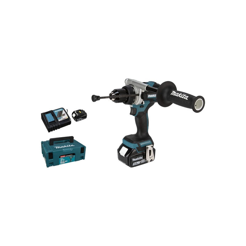 Makita DHP492RTJ -Akku-Schlagbohrschrauber inkl. 2. Akku, Bild 3