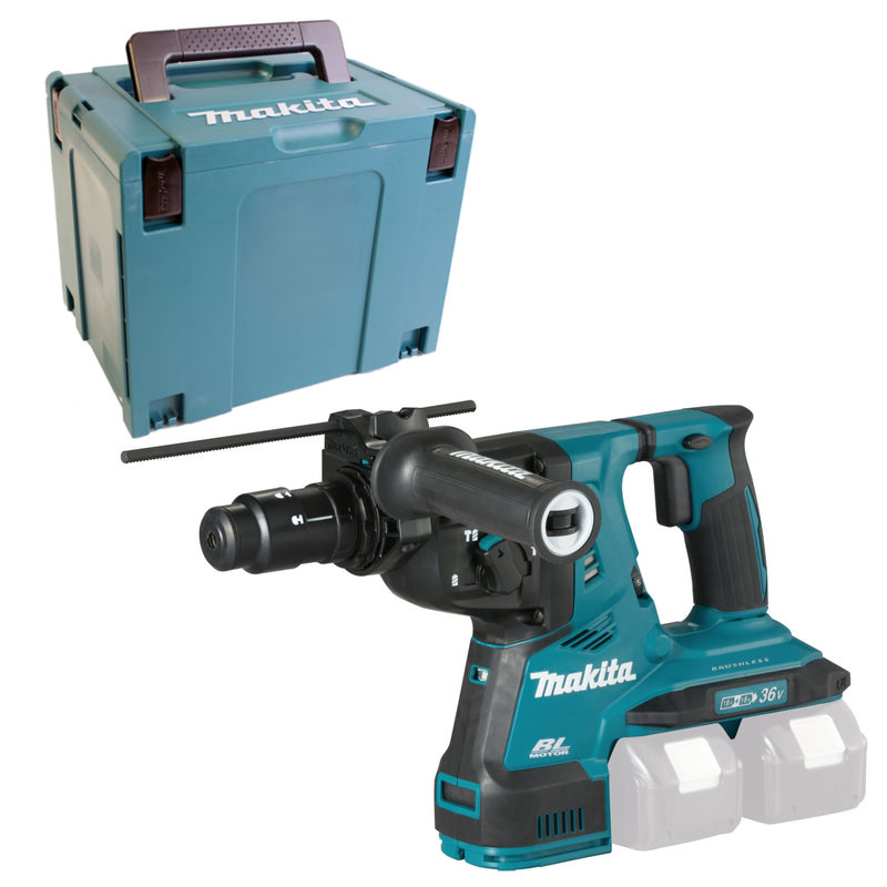 Makita DHR281ZJ SDS-Plus-Akku-Kombihammer 18 V ohne Akku, ohne Ladegerät