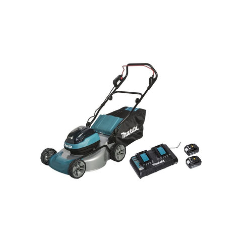Makita DLM466PT2 Akku-Rasenmäher 2x18V