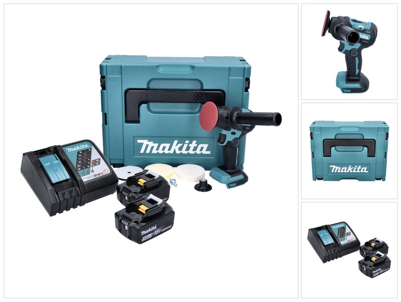 Makita DPV300Z - Tellerschleifer/-polierer - 2 Geschwindigkeiten - ohne Batterie - 18 V, Bild 4