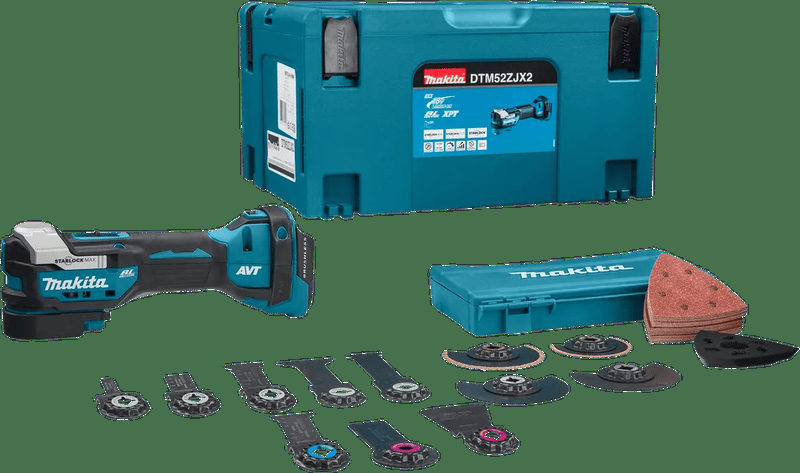Makita DTM52ZJX2 Akku-Multifunktionswerkzeug bürstenlos, ohne Akku, ohne Ladegerät 18V Anzahl mitg, Bild 2