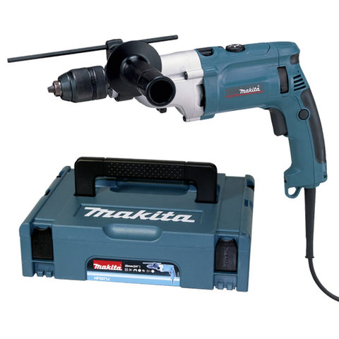 Makita HP2071J - Schlagbohrhammer - 1010 W - 2 Geschwindigkeiten - Bohrfutterschlüssel 13 mm