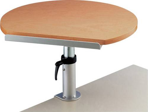Maul Ergonomisches Tischpult Klemmfuß Platte aus Buche