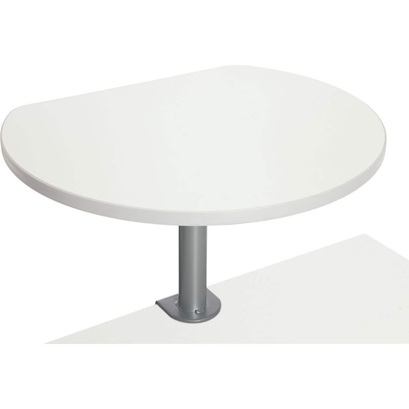 Maul Tischpult Silber 9301102 Farbe der Tischplatte: Weiß höhenverstellbar, mit Tischklemme max. H, Bild 2