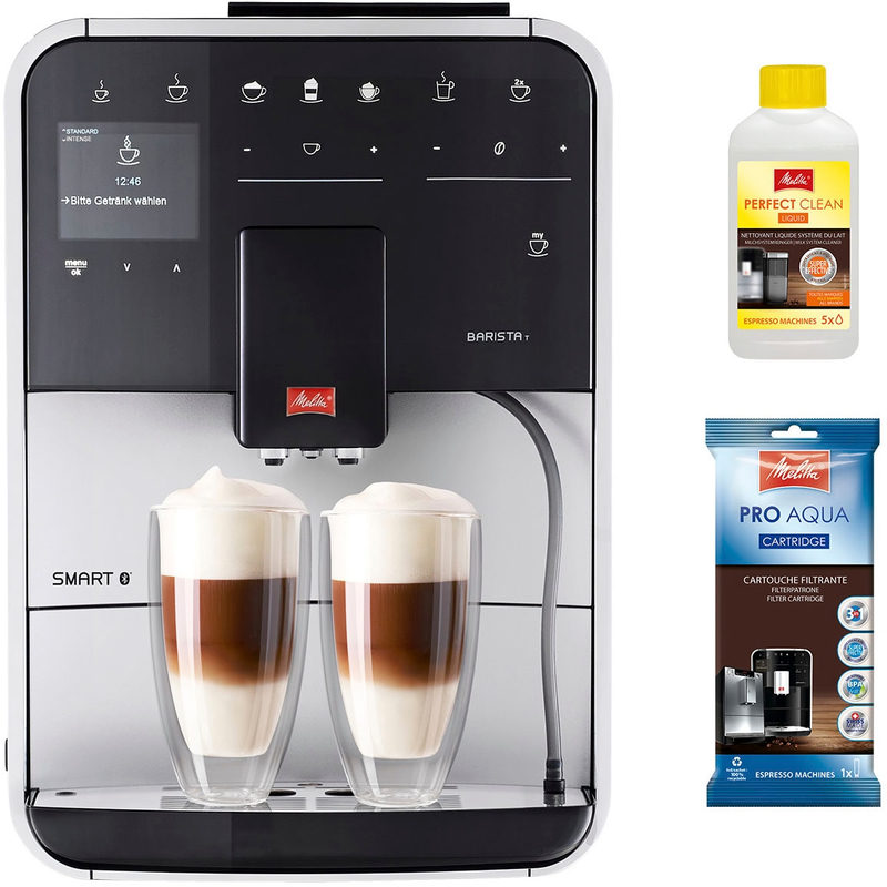 Melitta Caffeo Barista T Smart Kaffeevollautomat Silber/ Schwarz, Bild 2