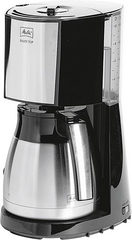 Melitta Enjoy Top Therm Filterkaffeemaschine, schwarz-silber