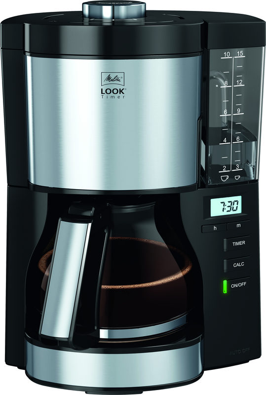 Melitta Look Timer 1025-08 Kaffeemaschine Schwarz/Edelstahl 10 Tassen, Bild 3