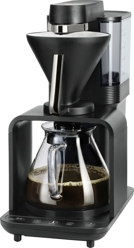 Melitta Filterkaffeemaschine epour 1024-11 Schwarz/Silber 1 l Kaffeekanne Papierfilter 1x4