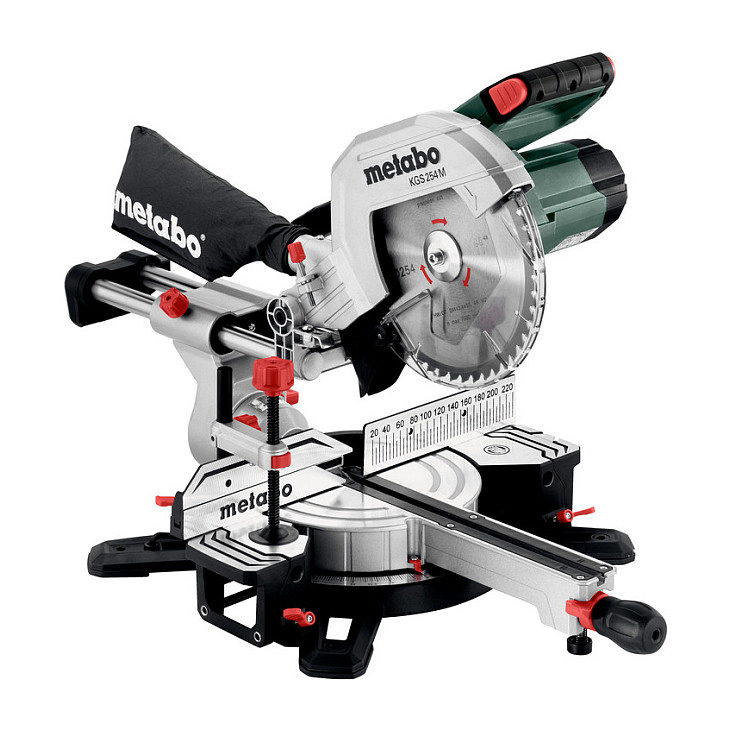 Metabo Kapp- und Gehrungssäge kgs 254 m mit Zugfunktion im Karton, Bild 3