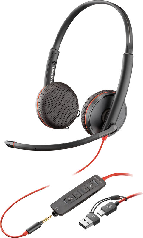Poly Blackwire 3225 Stereo (UC) Headset USB-C/A, 3,5mm Klinke, Bild 2