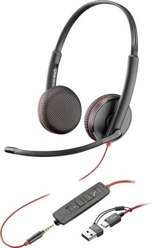 Poly Blackwire 3225 Stereo (UC) Headset USB-C/A, 3,5mm Klinke, Bild 4
