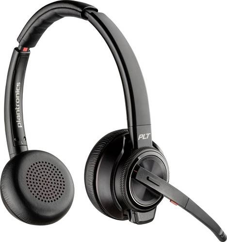 Poly Savi 8220 UC DECT 1880-1900 MHz USB-A-Headset, zertifiziert für Microsoft Teams