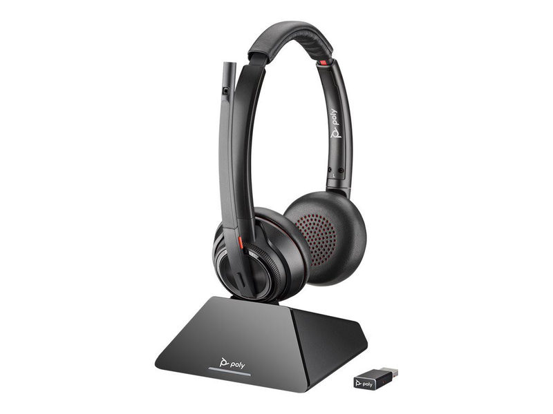 Poly Savi 8220 UC DECT 1880-1900 MHz USB-A-Headset, zertifiziert für Microsoft Teams, Bild 2