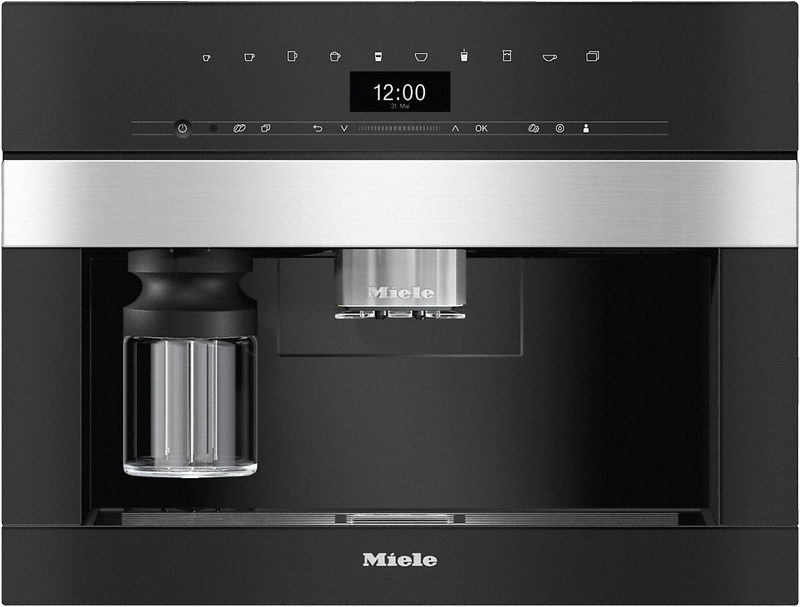 CVA 7440 Einbau-Kaffee-Vollautomat edelstahl/cleansteel, Milchbehälter, Latte