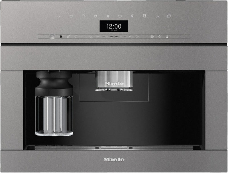 CVA 7440 Einbau-Kaffee-Vollautomat graphitgrau, Milchbehälter, Latte Macchiato/Cappuccino/Milchkaffee, 2,3 l