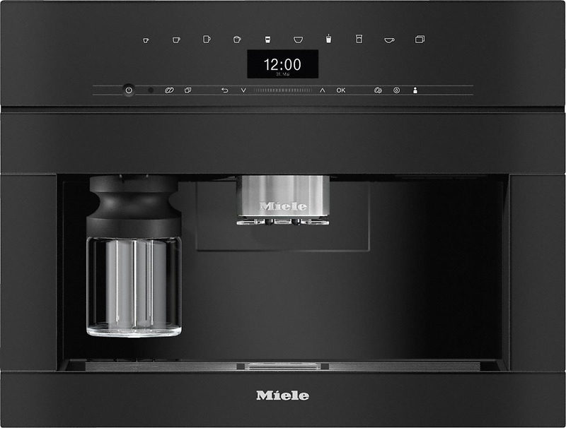 CVA 7440 Einbau-Kaffee-Vollautomat obsidianschwarz, Milchbehälter, Latte Macchiato/Cappuccino/Milchkaffee,, Bild 2