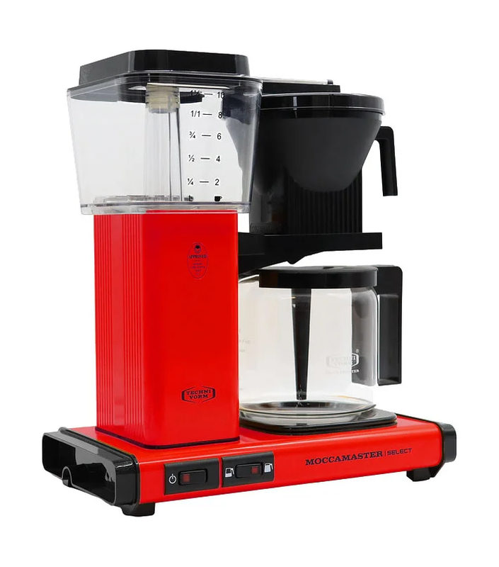 Moccamaster Kbg Select Filterkaffeemaschine, 1520 W, 1,25 Liter, Aluminium, Rot, Bild 2