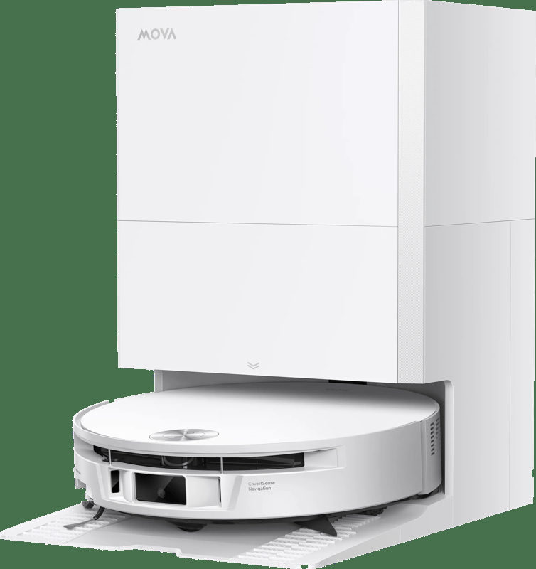 MOVA S70 Roller Saugroboter mit Wischfunktion 28.000 Pa mit Ladestation Weiß, Bild 2