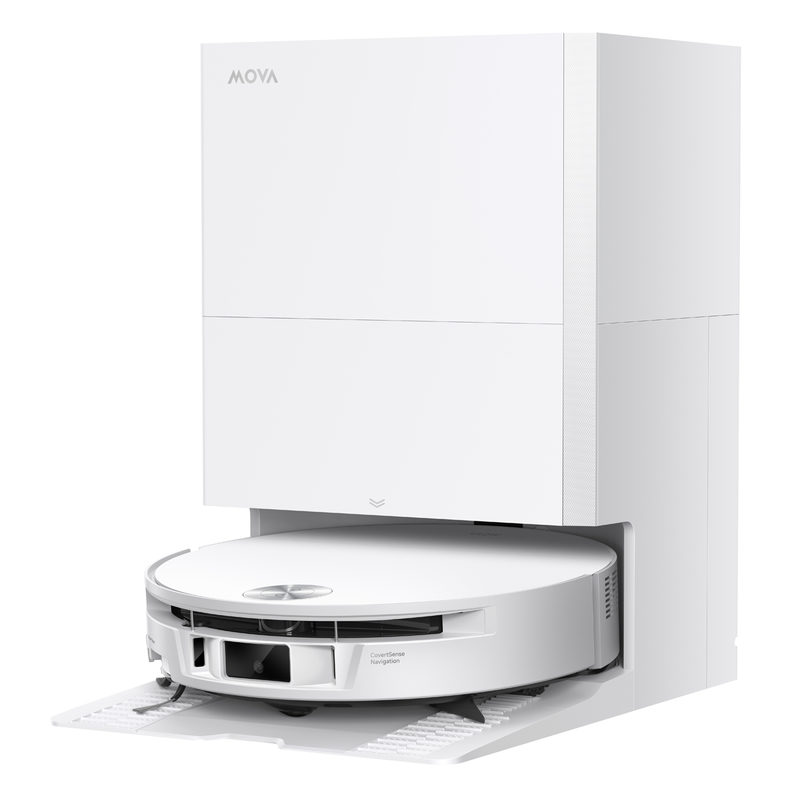 MOVA S70 Roller Saugroboter mit Wischfunktion 28.000 Pa mit Ladestation Weiß, Bild 3
