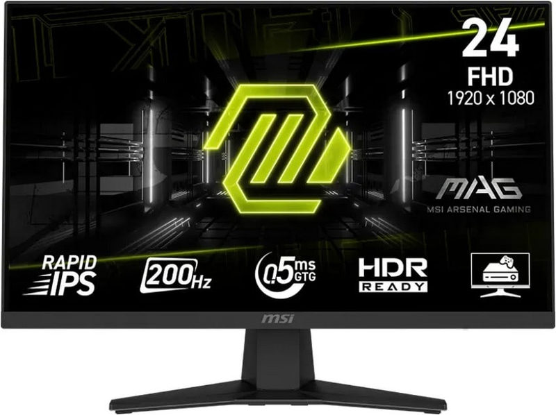 MSI MAG 244F 23.8 Zoll Full HD Rapid IPS Gaming Monitor 200 Hz Gaming Monitor 16:9 DP/HDMI, Bild 2
