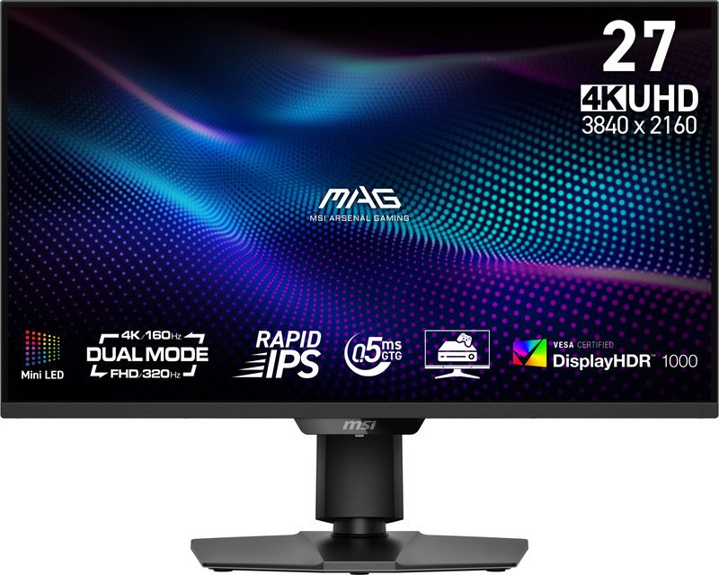MSI MAG 274UPDFDE E16M 27 Zoll 4K (UHD) DualMode Rapid IPS miniLED 16:9 160 Hz Gaming Monitor, Bild 3