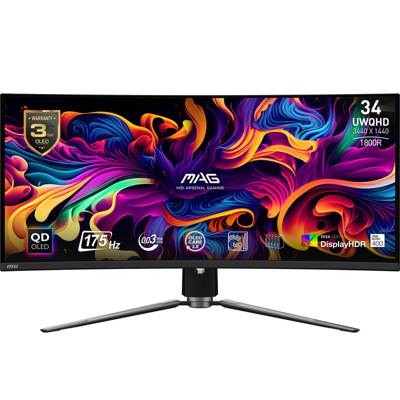 MSI MAG 341CQPDE Curved Gaming Monitor 86.82cm (34.18), Bild 2