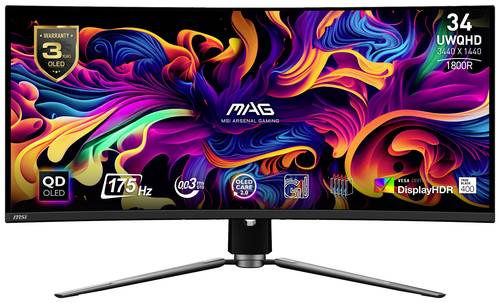 MSI MAG 341CQPDE Curved Gaming Monitor 86.82cm (34.18), Bild 4