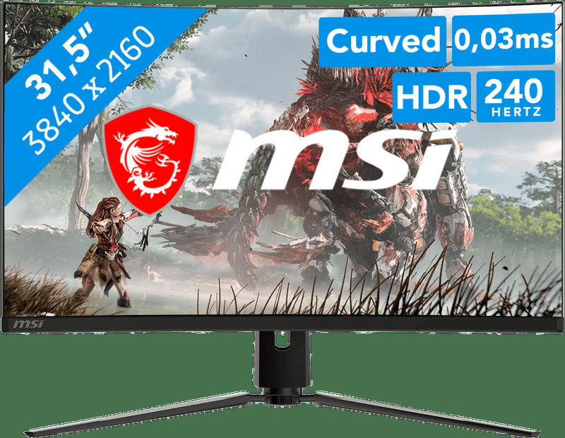 MSI MPG 321CURXDE 31.5 Zoll 4K (UHD) Curved QD-OLED 16:9 240 Hz Gaming Monitor, Bild 3