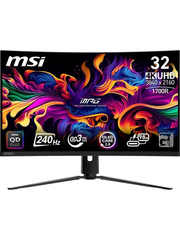 MSI MPG 321CURXDE 31.5 Zoll 4K (UHD) Curved QD-OLED 16:9 240 Hz Gaming Monitor, Bild 4