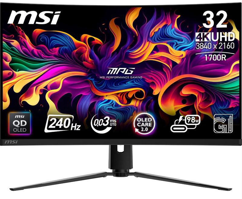 MSI MPG 321CURXDE 31.5 Zoll 4K (UHD) Curved QD-OLED 16:9 240 Hz Gaming Monitor, Bild 5