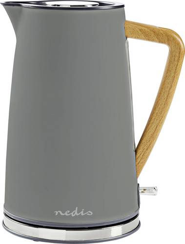 Nedis KAWK510EGY Wasserkocher Kontrollleuchte Grau Fassungsvermögen: 1.7l, Bild 2