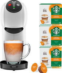 NESCAFÉ Dolce Gusto Kapselmaschine KP2431 Genio S inkl. 3 Pakete Starbucks Caramel Macchiato im Wert von UVP