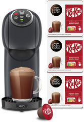 NESCAFÉ Dolce Gusto Kapselmaschine KP340B Genio S Plus, Drehregler, Espresso-Boost inkl. 3 Pakete Nescafé