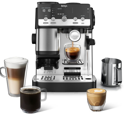 NINJA Kaffeemaschine mit Mahlwerk Luxe Café MINI