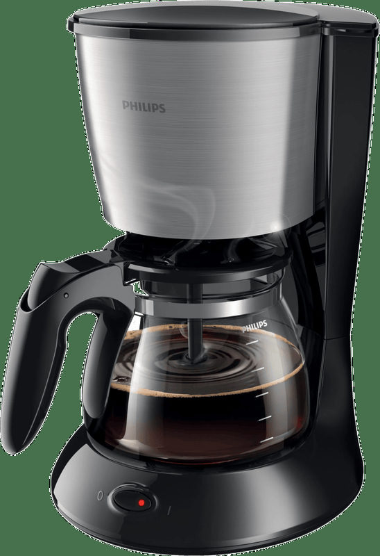 Philips 15 tassen 1000w kaffeemaschine aus gebürstetem metall hd7462/20